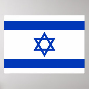 Israel - Israelisk Flagga Poster