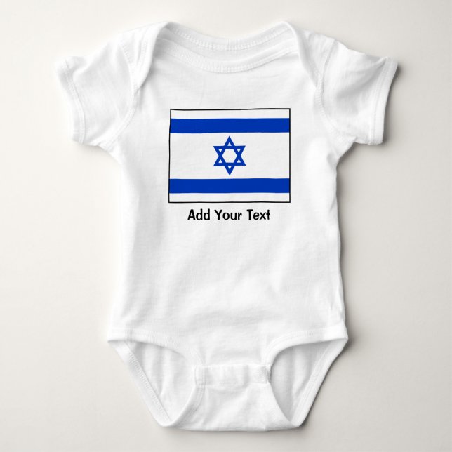 Israel - israelisk flagga tee (Framsida)