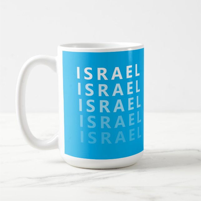 Israel israelisk. I kärlek Israel Kaffemugg (Vänster)