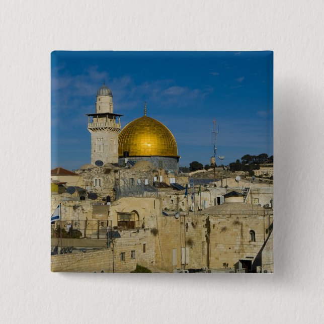 Israel, Jerusalem, Dome of the Sten Knapp (Framsida)