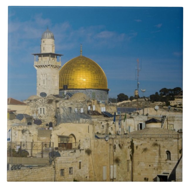 Israel, Jerusalem, Klippdomen Kakelplatta (Framsidan)