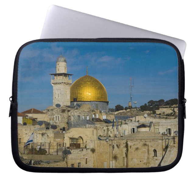 Israel, Jerusalem, Klippdomen Laptop Fodral (Framsidan)