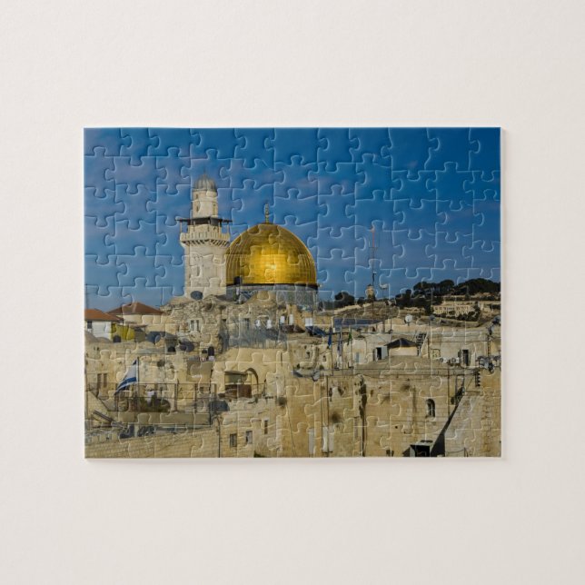 Israel, Jerusalem, Klippdomen Pussel (Horisontell)