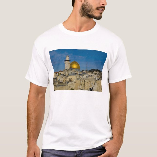Israel, Jerusalem, Klippdomen Tee Shirt (Framsida)
