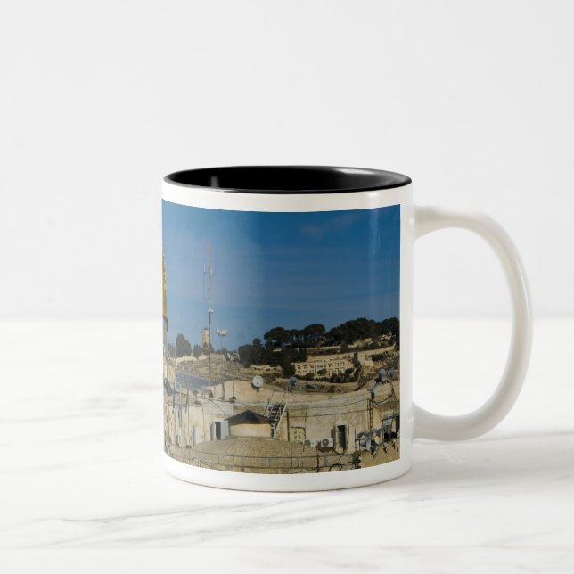 Israel, Jerusalem, Klippdomen Två-Tonad Mugg (Höger)