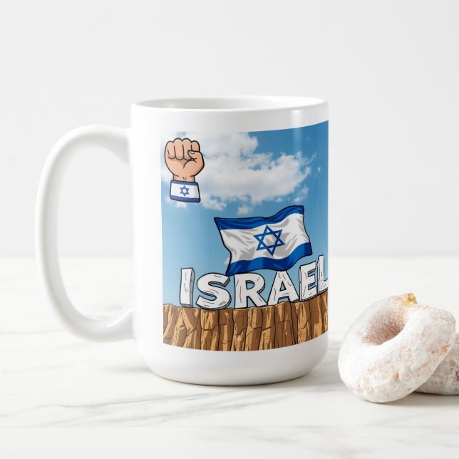 Israel  kaffemugg (Med munk)