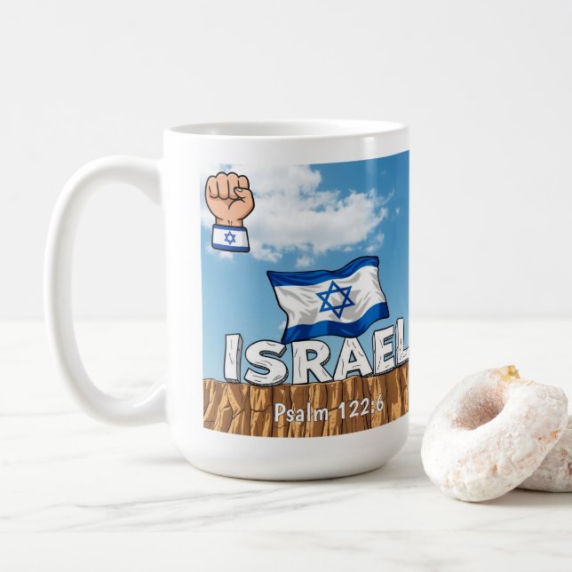 Israel  kaffemugg (Med munk)
