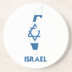ISRAEL KARTA UNDERLÄGG SANDSTEN