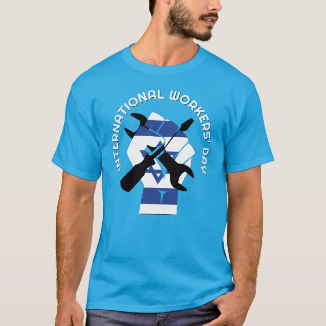 ISRAEL LABOR DAY FÖR internationell-arbetare T Shirt (Framsida)