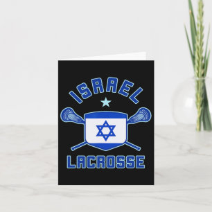 Israel Lacrosse israelisk Flagga Lax Sticks Tee Kort