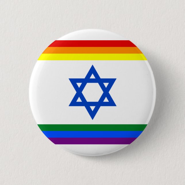 Israel LGBT pride knäppas Knapp (Framsida)