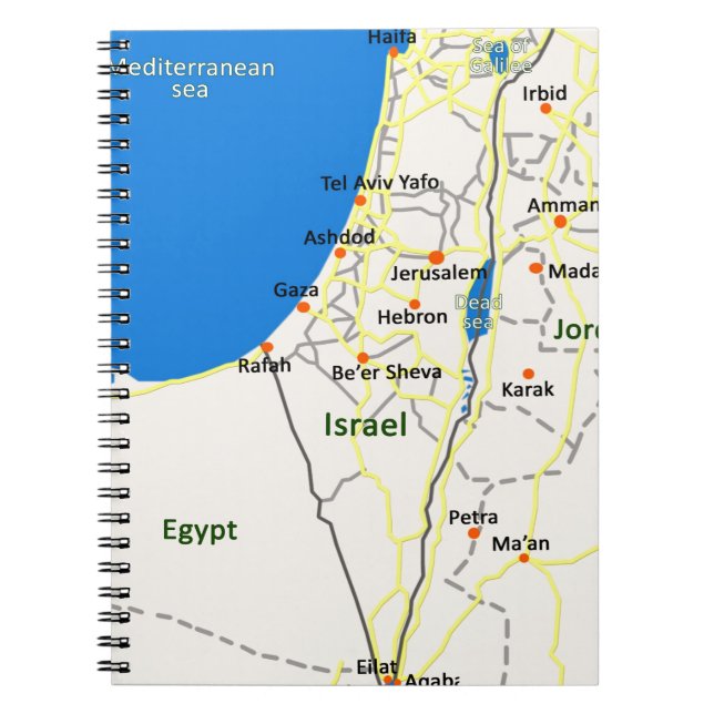 Israel map.JPG Anteckningsbok (Framsidan)