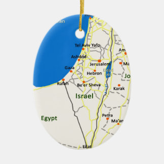 Israel map.JPG Julgransprydnad Keramik