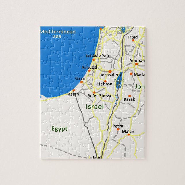Israel map.JPG Pussel (Vertikal)