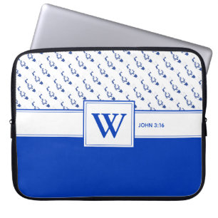 ISRAEL Messianic Christian Monogram Bibel bärbar d Laptop Fodral