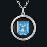 Israel och Emblem mode judelry / Necklace Silverpläterat Halsband<br><div class="desc">Nekklace: Israelisk Jacka av smycken från Arm och Israel mode - kärlek mitt land,  mors dag,  årsdag/patrioter</div>