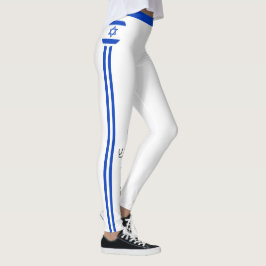 Israel och Israel Flagga, mode, resa/idrott fläkt Leggings