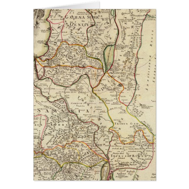 Israel och Palestina 2 Hälsningskort (Framsidan)