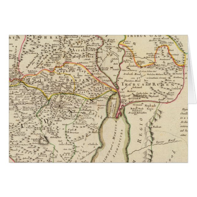 Israel och Palestina Hälsningskort (Framsidan Horizontal)