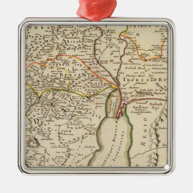 Israel och Palestina Julgransprydnad Metall (Framsidan)