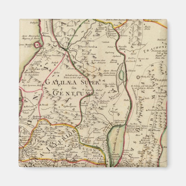 Israel och Palestina Magnet (Framsidan)