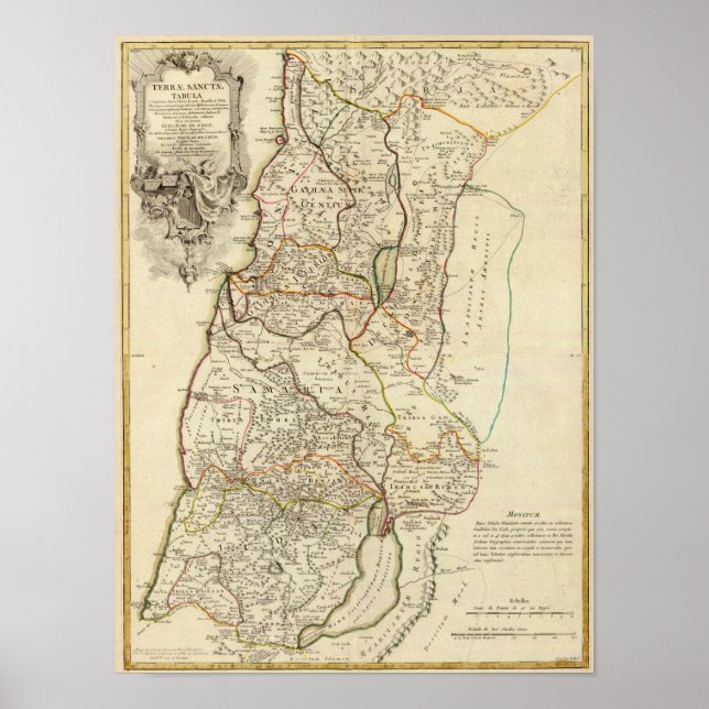 Israel och Palestina Poster (Framsidan)