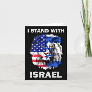 Israel och USA flagga Lejont står jag på Israels s Kort