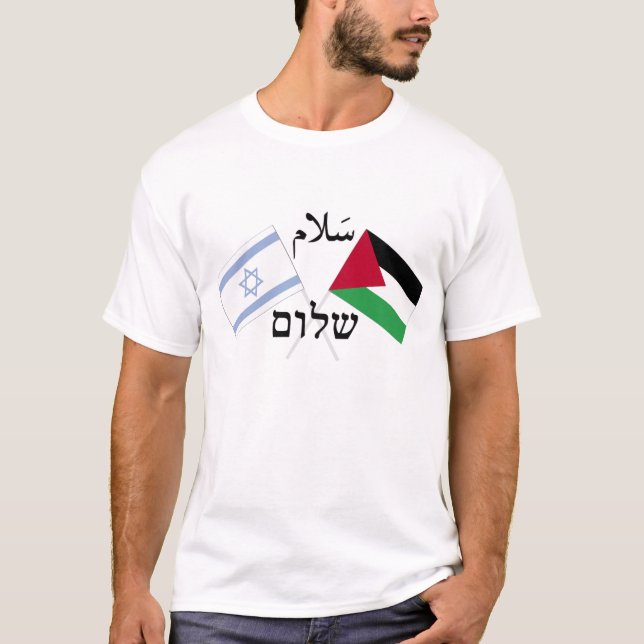 Israel Palestina fred T Shirt (Framsida)