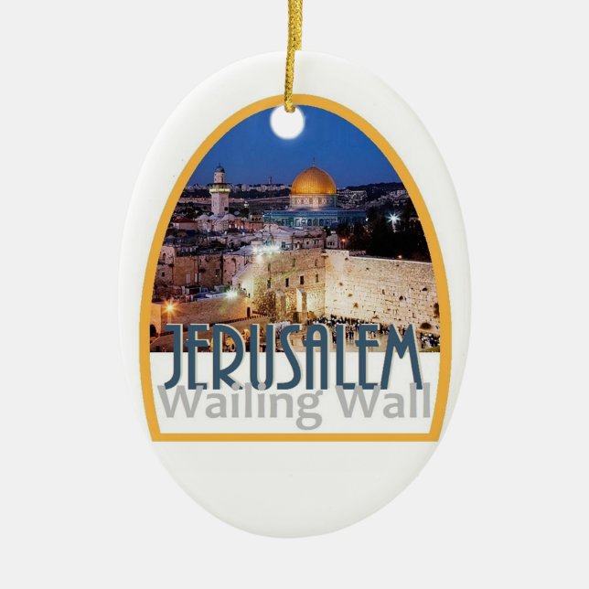 ISRAEL prydnad Julgransprydnad Keramik (Framsidan)