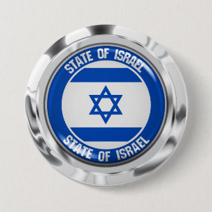 Israel Round Emblem Knapp