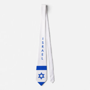 Israel skräddarsy flaggatien slips