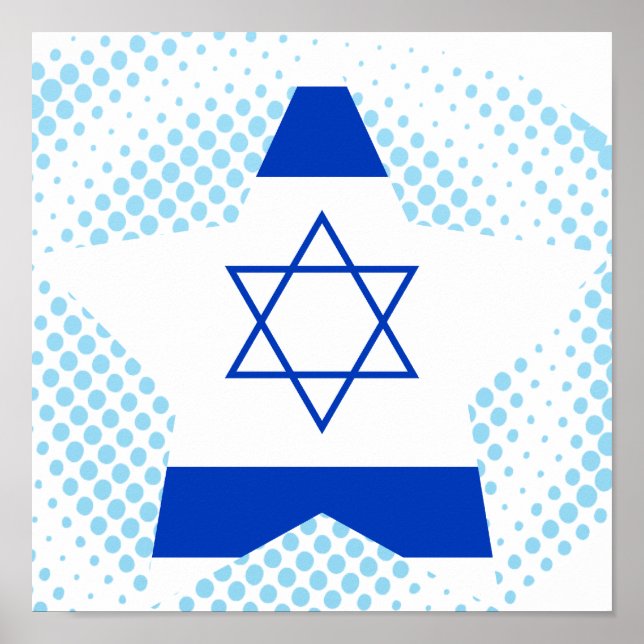 Israel Star Poster (Framsidan)