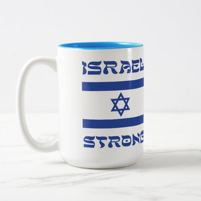 Israel Strong Två-Tonad Mugg (Vänster)