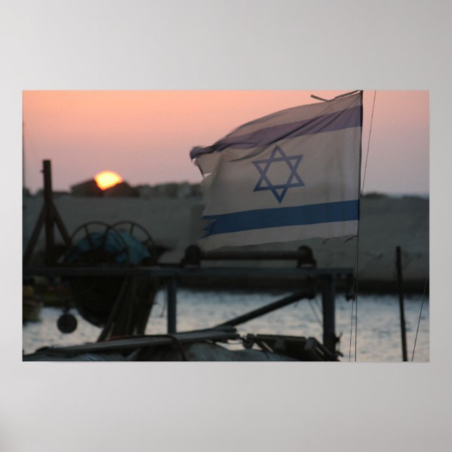Israel Sunset Poster (Framsidan)