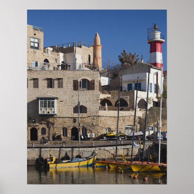Israel, Tel Aviv, Jaffa, Jaffa Gamla porten Poster (Framsidan)
