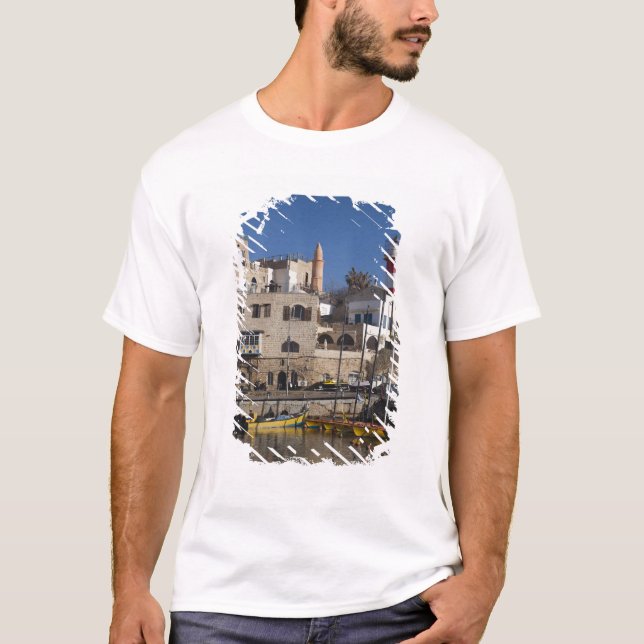 Israel, Tel Aviv, Jaffa, Jaffa Old Port T Shirt (Framsida)