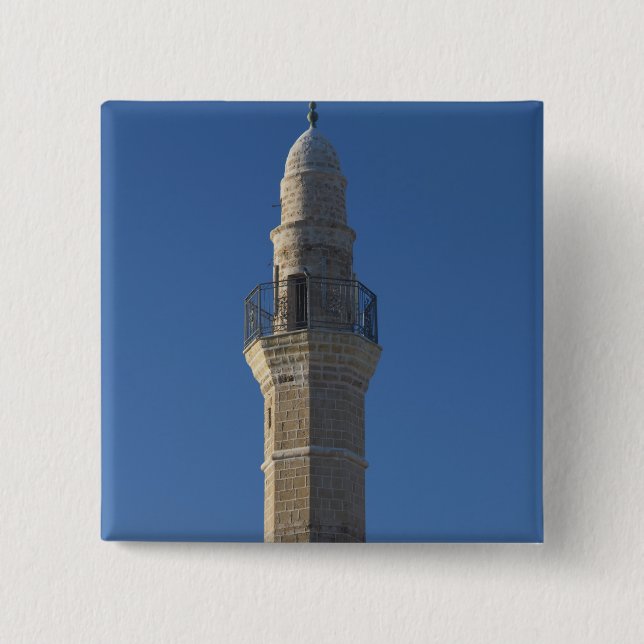 Israel, Tel Aviv, Jaffa, moské minaret Knapp (Framsida)