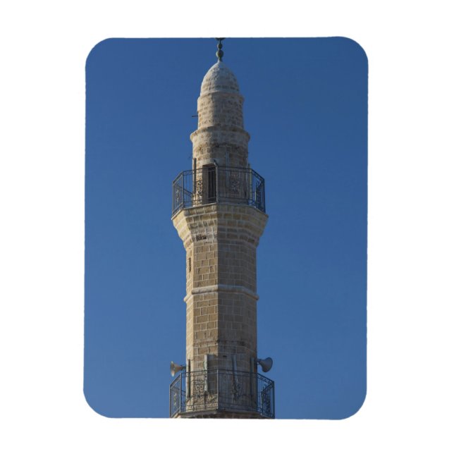 Israel, Tel Aviv, Jaffa, moskéminaret Magnet (Vertikal)