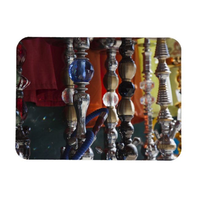 Israel, Tel Aviv, Jaffa, sheesha vatten rör Magnet (Horisontell)