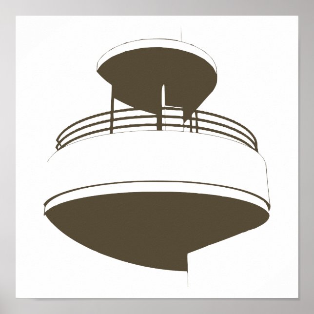 Israel | Tel aviv "Vitstad stad" | POSTER (Framsidan)