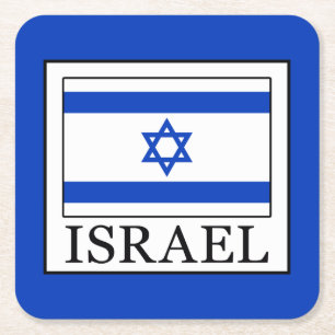 Israel Underlägg Papper Kvadrat