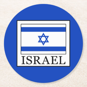 Israel Underlägg Papper Rund