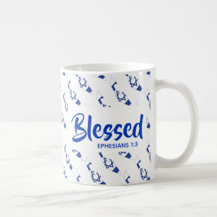 ISRAEL-välsignad kristen skrift Kaffemugg