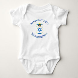Israeli ängel Hanukkah Flagga Blå Personlig  T Shirt