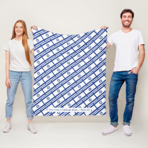 ISRAELI FLAGGA Messianic Scripture KÄRLEK COVERS Fleecefilt