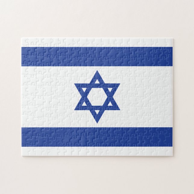 israeli Flagga Pussel (Horisontell)