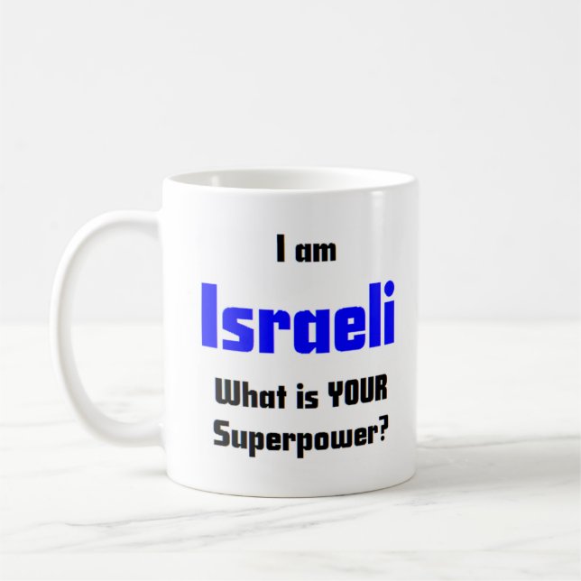 israeli kaffe mugg (Vänster)