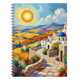 Israeli Landscape Notebook – Colorful & Inspiring  Anteckningsbok