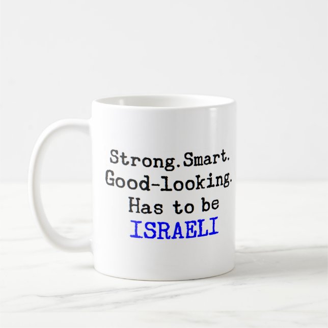 israeli strong kaffemugg (Vänster)