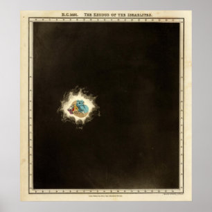 Israeliernas utvandring 1491 BC Poster